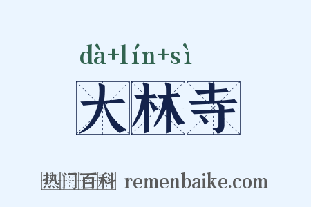 大林寺是什么意思的图片